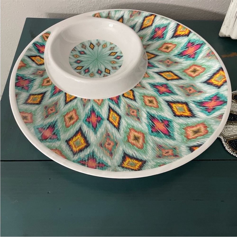 Melamine Chip & Dip Tray
